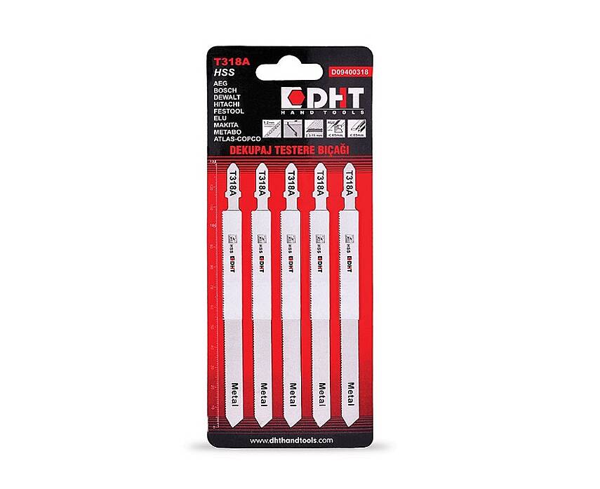 Dht DT318A Dekupaj Testere Bıçağı 5 'li D09400318 - 1