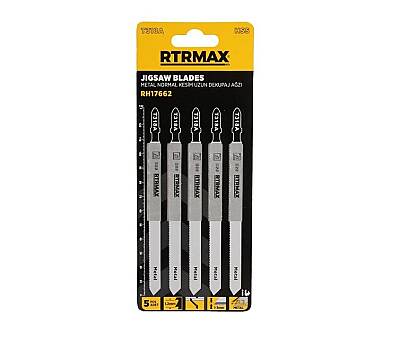 Rtrmax T318A Dekupaj Testere Bıçağı Metal Uzun 5'li RH17662